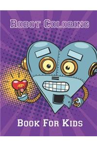 Robot Coloring Book for Kids