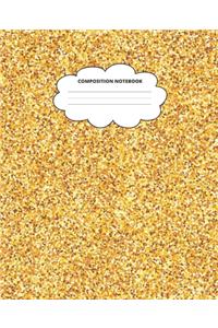 Gold Composition Notebook