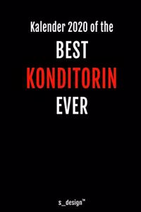 Kalender 2020 für Konditoren / Konditorin
