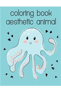 coloring book aesthetic animal