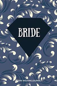 Bride Small Size Blank Journal-Wedding Planner&To-Do List-5.5