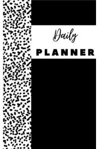Daily Planner - Planning My Day - Gold Black Strips Cover