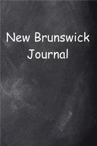 New Brunswick Journal Chalkboard Design