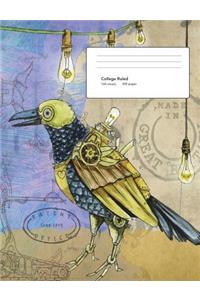 Steampunk Composition Book College Ruled