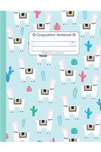 Composition Notebook - Alpaca Series