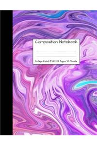 Composition Notebook College Ruled 8.5 inch x 11 inch
