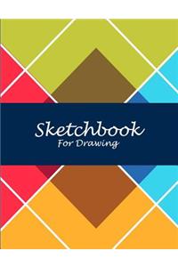 Sketchbook for Drawing: Art Triangle, 8.5