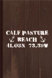 Calf Pasture Beach Norwalk Journal Notebook