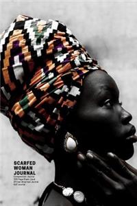 Scarfed Woman Journal, Compendium Journal 200 Page Blank Lined African American Journal 6x9 Journal