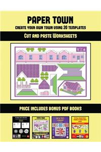 Cut and paste Worksheets (Paper Town - Create Your Own Town Using 20 Templates)