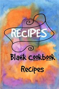 Blank Recipes Book, My Recipes & Notes, Recipe Journal, My Favorite Recipes Coo