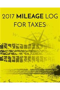 2017 Mileage Log For Taxes
