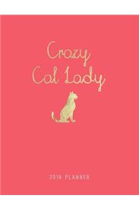Crazy Cat Lady 2018 Planner
