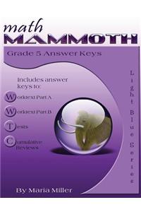 Math Mammoth Grade 5 Answer Keys