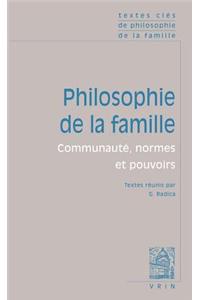 Textes Cles de Philosophie de la Famille