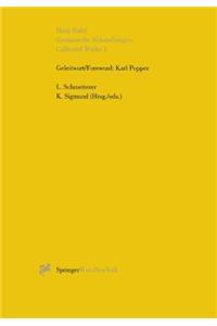 Gesammelte Abhandlungen/Collected Works: Band 1/Volume 1