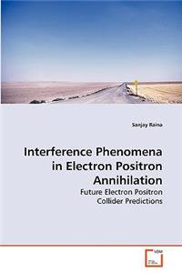 Interference Phenomena in Electron Positron Annihilation