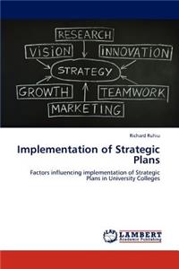 Implementation of Strategic Plans