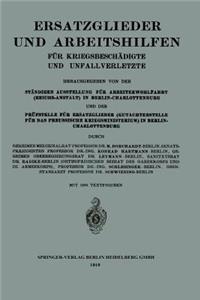 Ersatzglieder und Arbeitshilfen