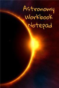Astronomy Workbook Notepad