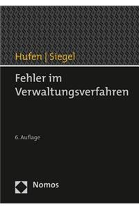 Fehler Im Verwaltungsverfahren