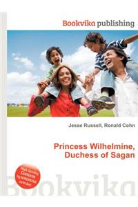 Princess Wilhelmine, Duchess of Sagan
