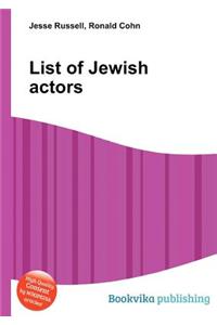 List of Jewish Actors