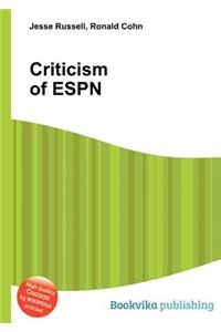 Criticism of ESPN