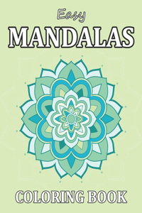 Easy Mandalas Coloring Book