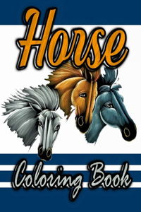 Horses Coloring Book