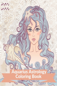 Aquarius Astrology Coloring Book