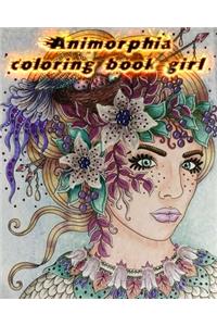 Animorphia coloring book girl