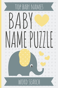 Top Baby Names Baby Name Puzzle Word Search: Mommy To Be Essentials