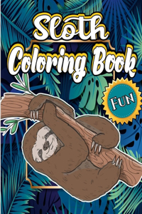 Sloth Coloring Book