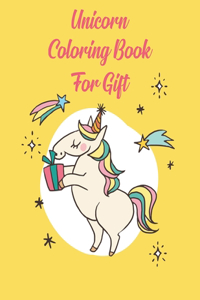 Unicorn Coloring Book For Gift