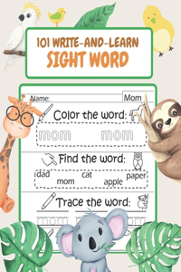 101 Write-and-Learn Sight Word