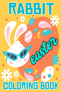 Rabbit Easter Coloring Book