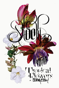 Tropical Flowers Coloring Book