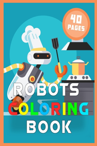 Robots Coloring Book