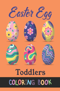 Easter Egg Toddlers Coloring Book