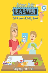 Scissor Skills - Cut and Color Activity Book
