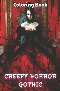 Creepy Horror Gothic Coloring Book