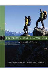 Concepts of Fitness and Wellness W/ Accusplit Goal Tracking Pedometer
