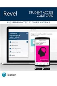 Revel for Abnormal Psychology -- Access Card