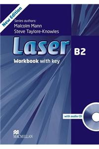 Laser 3rd edition B2 Workbook with key & CD Pack