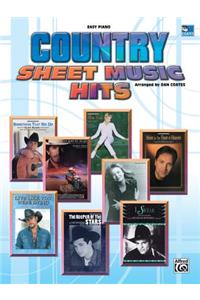 Country Sheet Music Hits