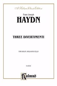 HAYDN 3 DIVERTIMENTI VLNVLAC