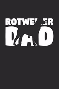 Rotweiler Notebook 'Rotweiler Dad' - Gift for Dog Lovers - Rotweiler Journal