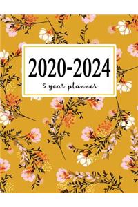 5 year planner 2020-2024