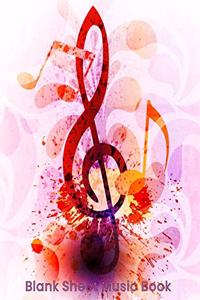 Blank Sheet Music Book